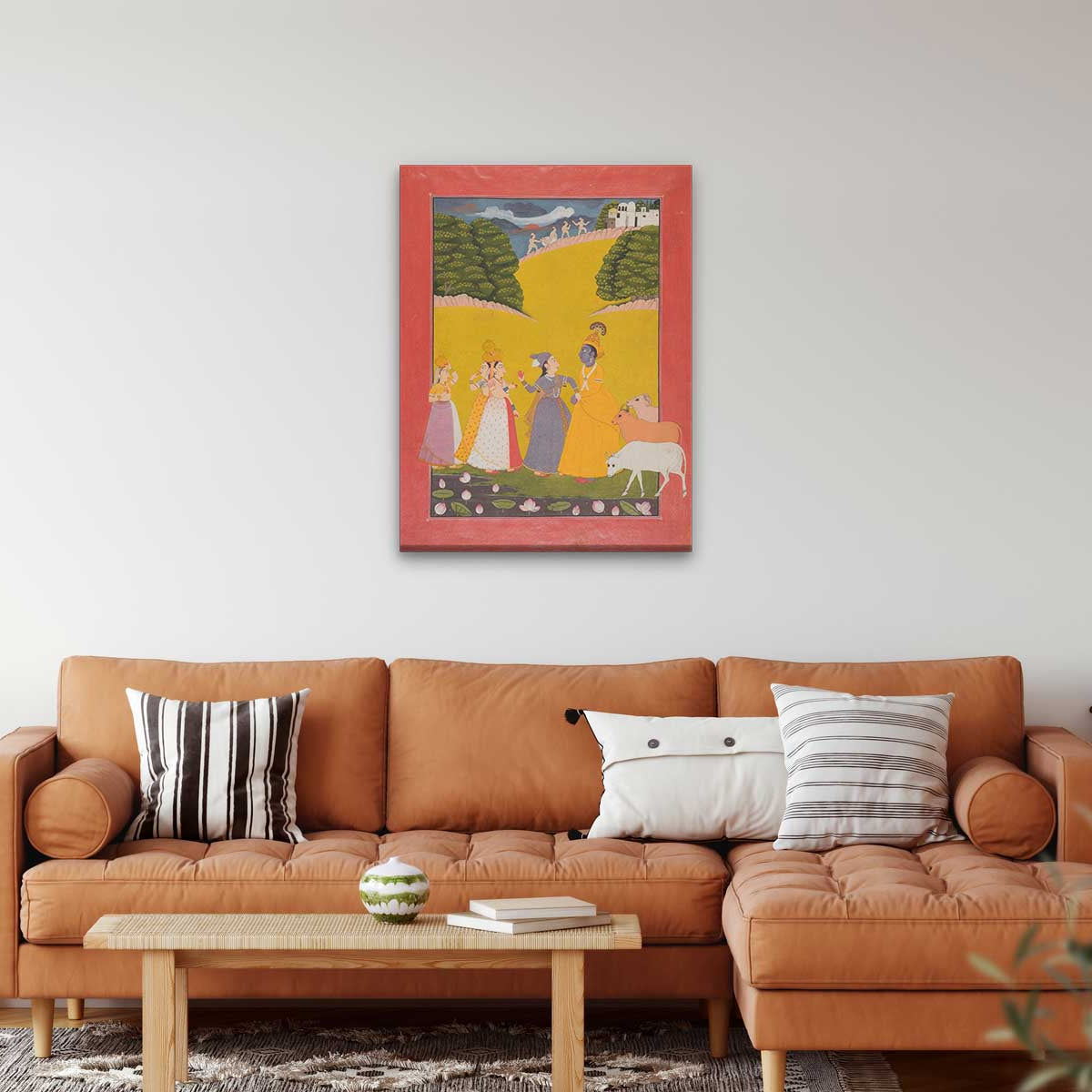 Taking of the Toll, Dana-Lila Painting 3 : 4 Vertical Premium Wall Art Canvas by MeriDeewar