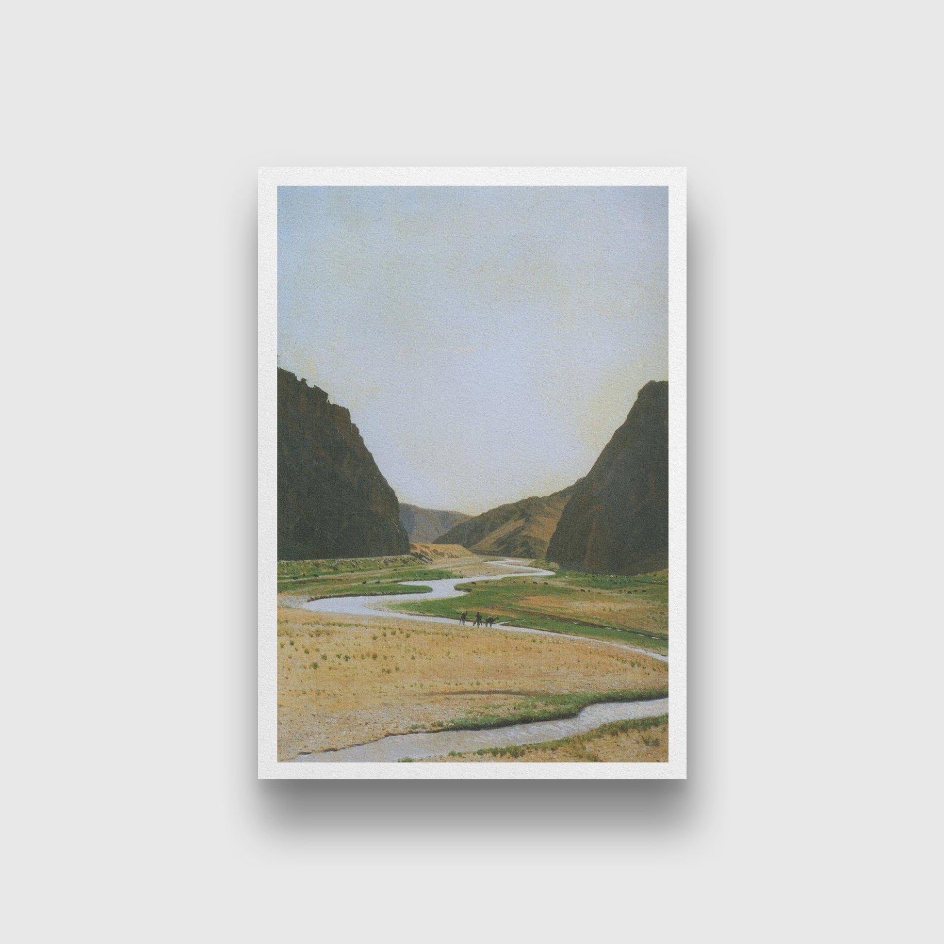 Tamerlan's gate Painting - Meri Deewar 2 : 3 Vertical Premium Wall Art Canvas by MeriDeewar