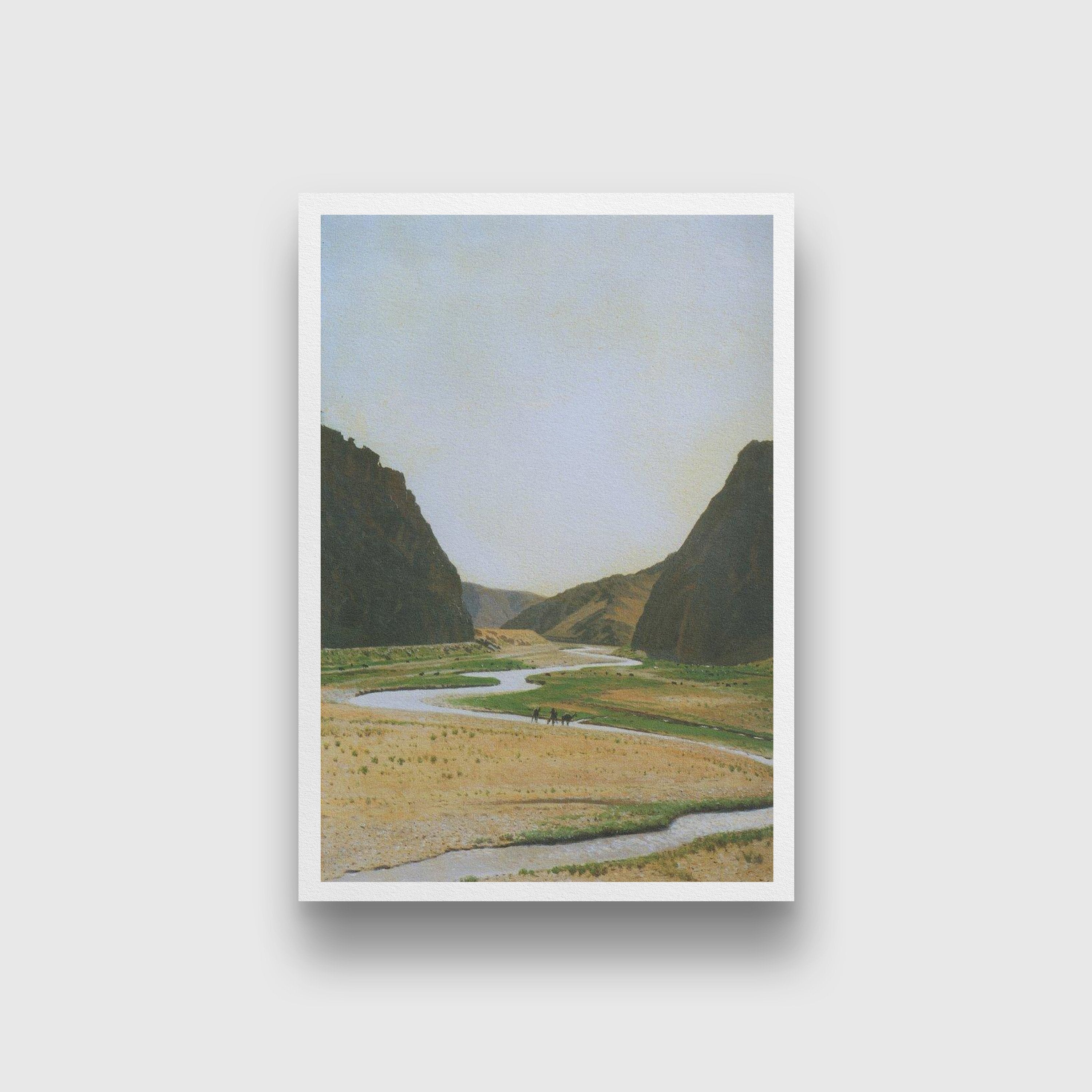 Tamerlan's gate Painting - Meri Deewar 2 : 3 Vertical Premium Wall Art Canvas by MeriDeewar