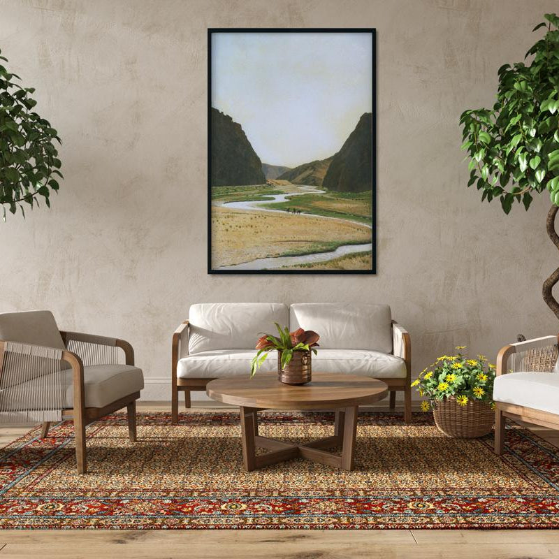 Tamerlan's gate Painting - Meri Deewar 2 : 3 Vertical Premium Wall Art Canvas by MeriDeewar