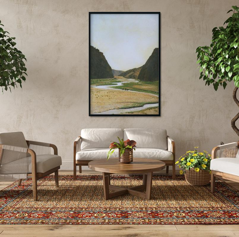 Tamerlan's gate Painting - Meri Deewar 2 : 3 Vertical Premium Wall Art Canvas by MeriDeewar