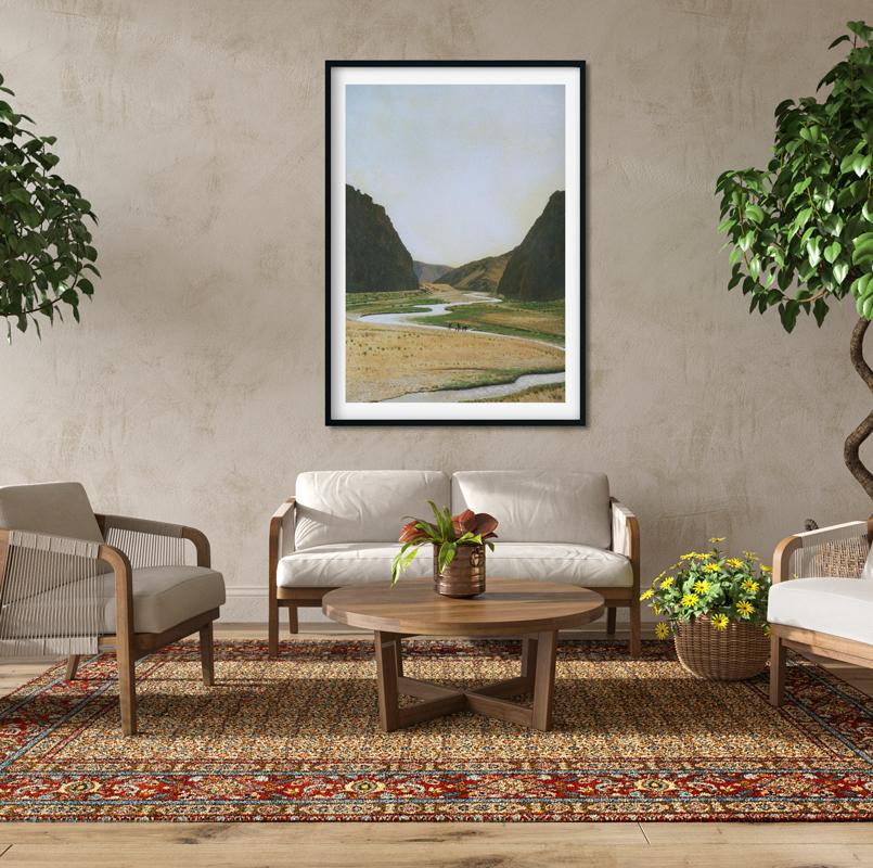 Tamerlan's gate Painting - Meri Deewar 2 : 3 Vertical Premium Wall Art Canvas by MeriDeewar