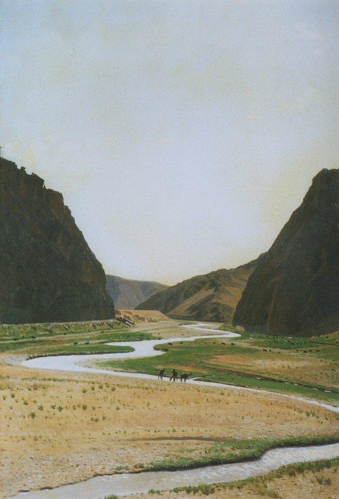 Tamerlan's gate Painting - Meri Deewar 2 : 3 Vertical Premium Wall Art Canvas by MeriDeewar