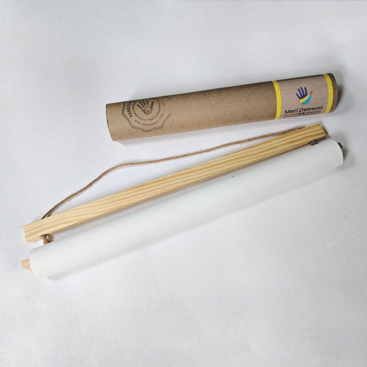 Thatched Cottages In The Sunshine By Van Gogh Hanging Canvas Painting - Meri Deewar Hanging Canvas Premium Wall Art Canvas by MeriDeewar