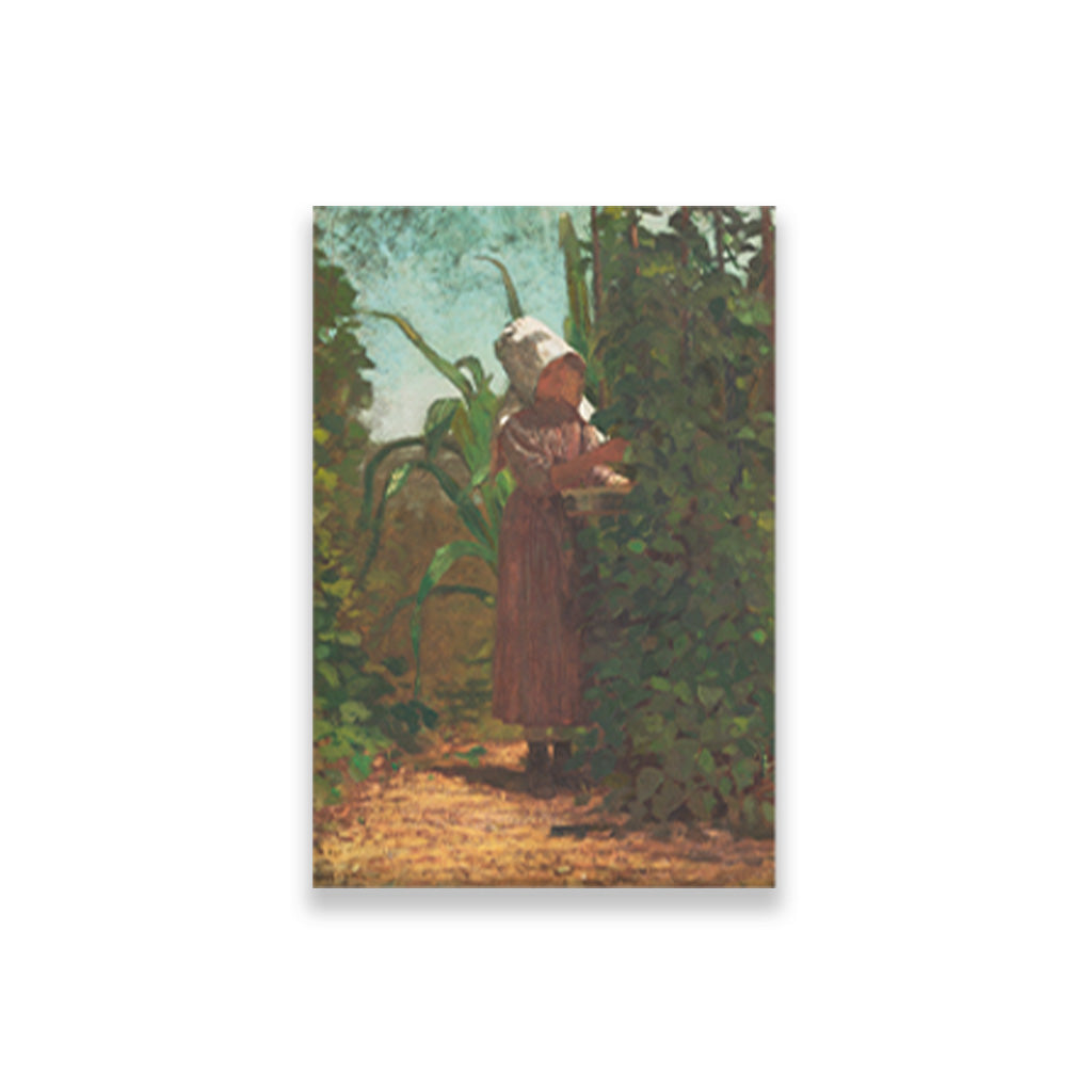 The Bean Picker painting - Meri Deewar 2 : 3 Vertical Premium Wall Art Canvas by MeriDeewar