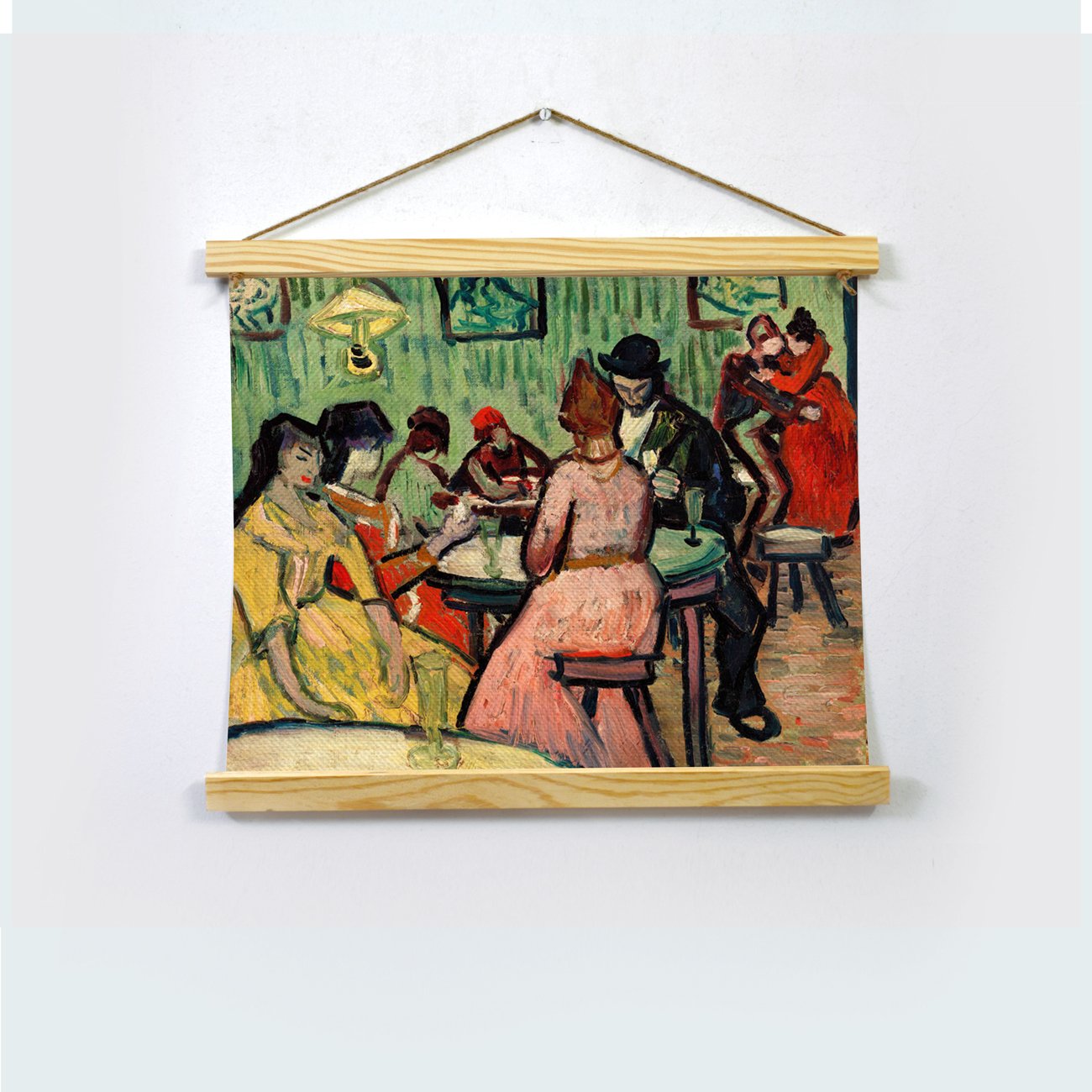 The Brothel By Van Gogh Hanging Canvas Painting - Meri Deewar Hanging Canvas Premium Wall Art Canvas by MeriDeewar