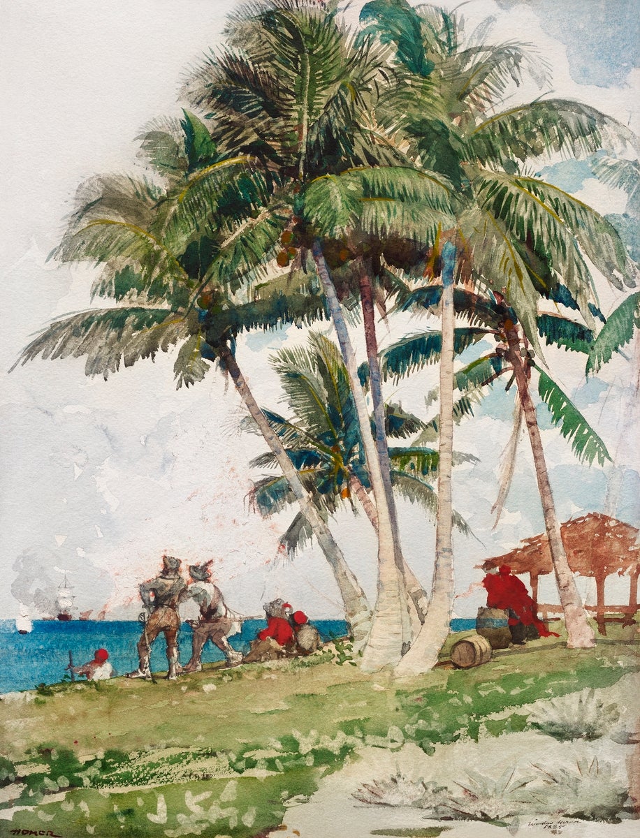 The Buccaneers painting - Meri Deewar 3 : 4 Vertical Premium Wall Art Canvas by MeriDeewar