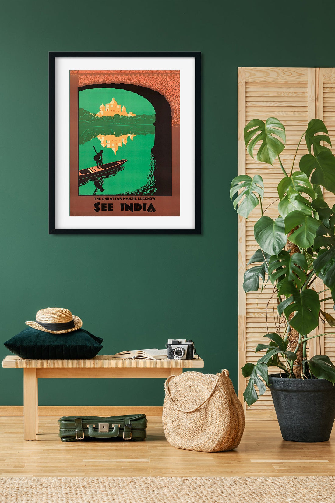 The Chhattar Manzil Lucknow Poster 3 : 4 Vertical Premium Wall Art Canvas by MeriDeewar