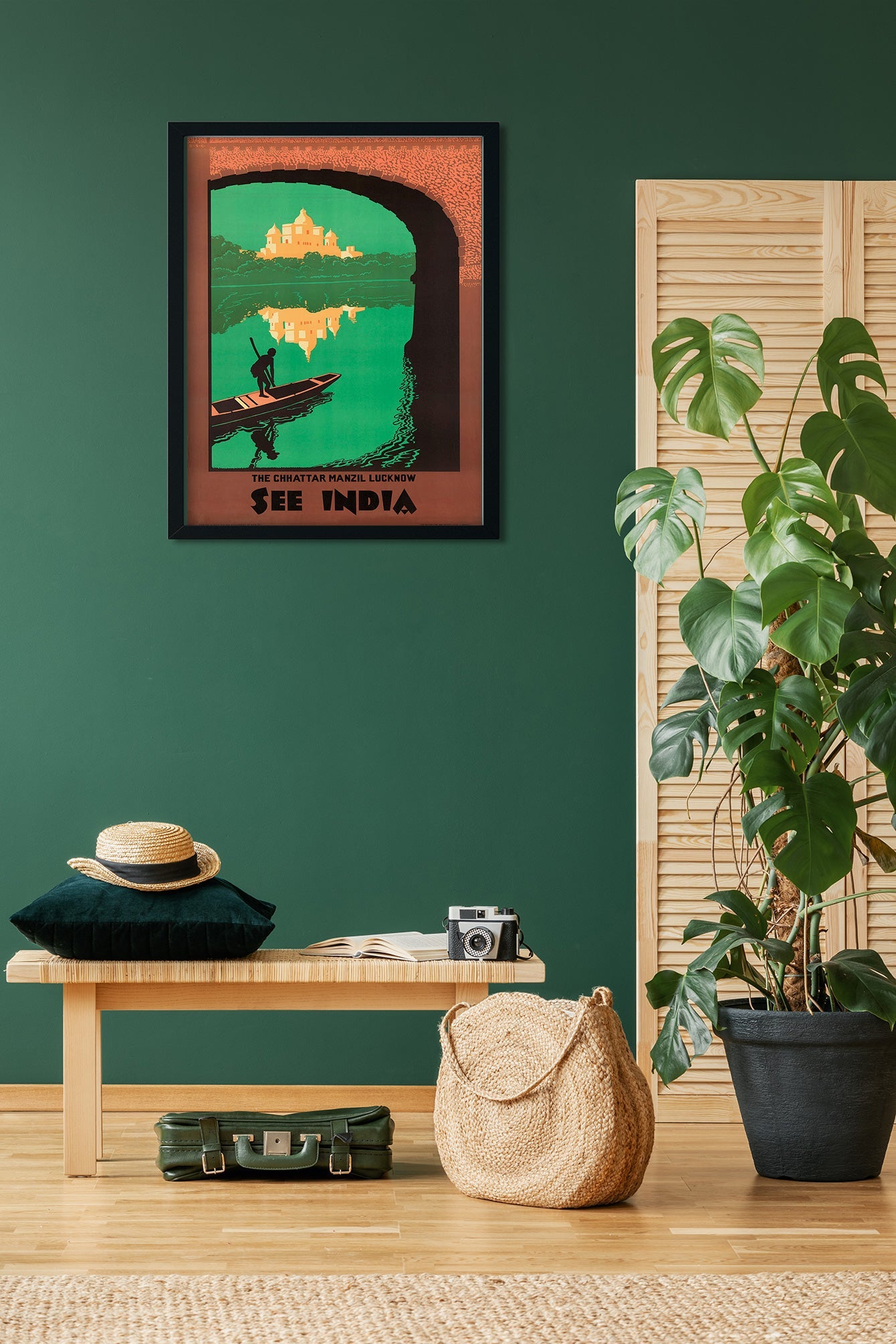 The Chhattar Manzil Lucknow Poster 3 : 4 Vertical Premium Wall Art Canvas by MeriDeewar