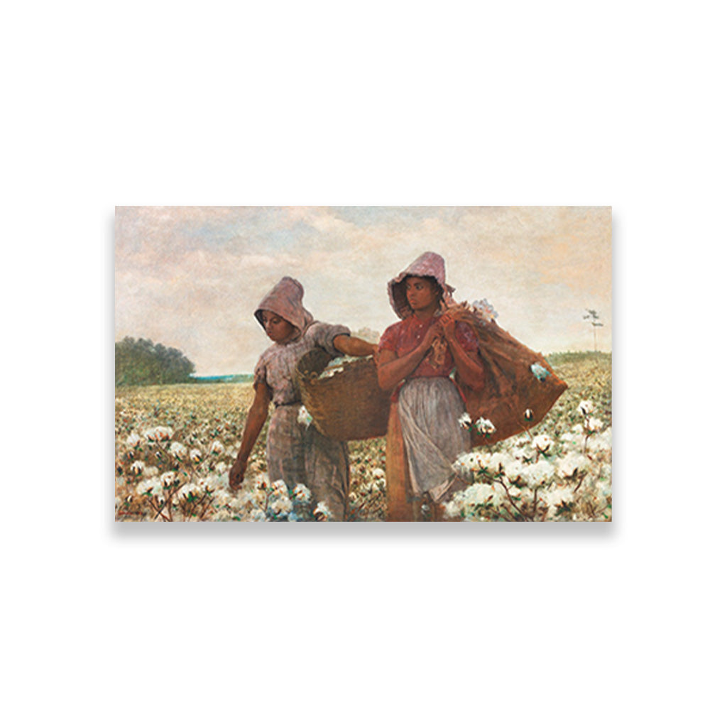 The Cotton Pickers painting - Meri Deewar 3 : 2 Horizontal Premium Wall Art Canvas by MeriDeewar