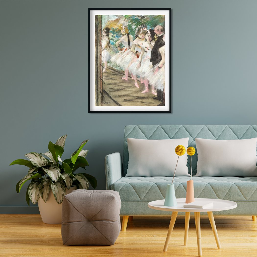The Dance Class Painting - Meri Deewar 3 : 4 Vertical Premium Wall Art Canvas by MeriDeewar