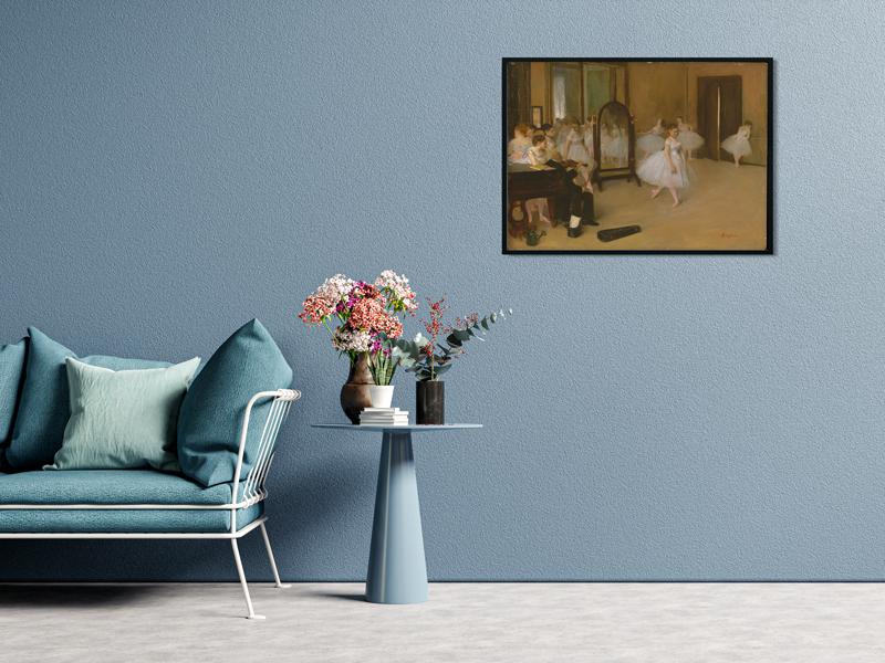 The Dancing Class Painting - Meri Deewar 4 : 3 Horizontal Premium Wall Art Canvas by MeriDeewar