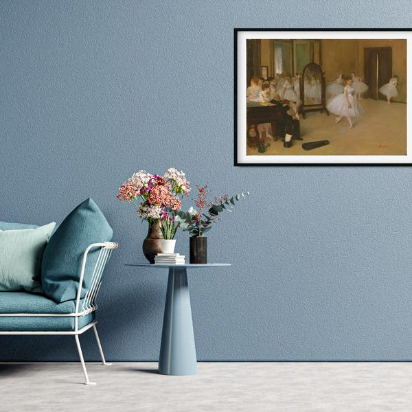 The Dancing Class Painting - Meri Deewar 4 : 3 Horizontal Premium Wall Art Canvas by MeriDeewar