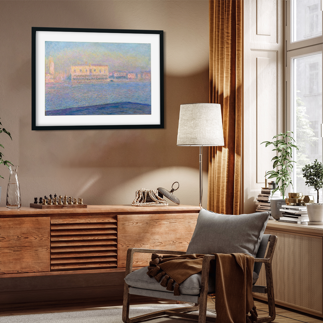 The Doge's Palace Seen from San Giorgio Maggior Painting 5 : 4 Horizontal Premium Wall Art Canvas by MeriDeewar