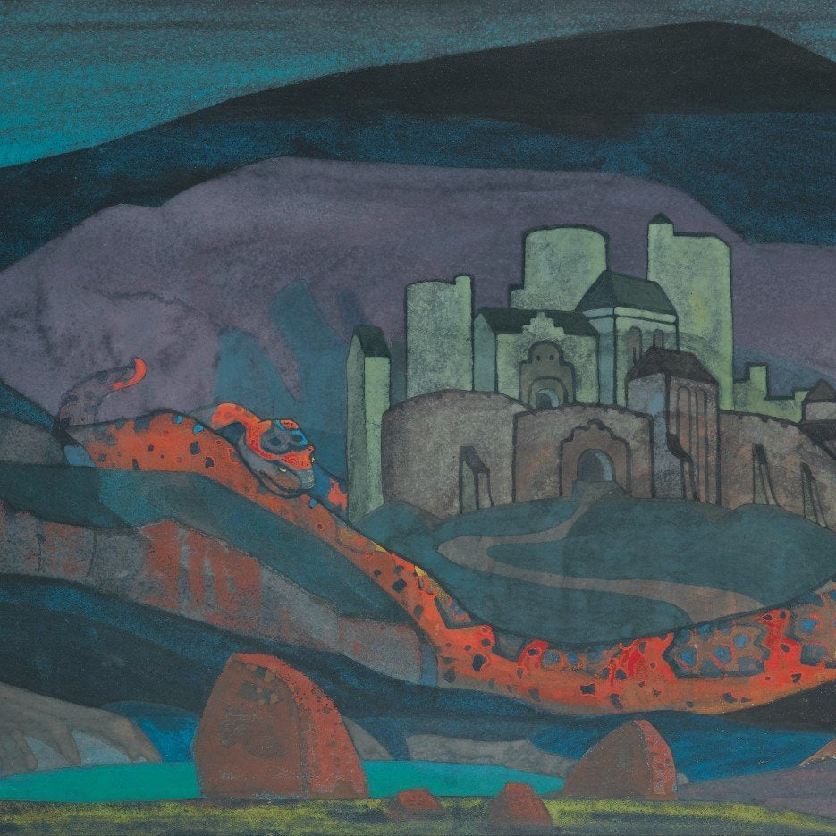 THE DOOMED CITY Painting - Meri Deewar 3 : 2 Horizontal Premium Wall Art Canvas by MeriDeewar