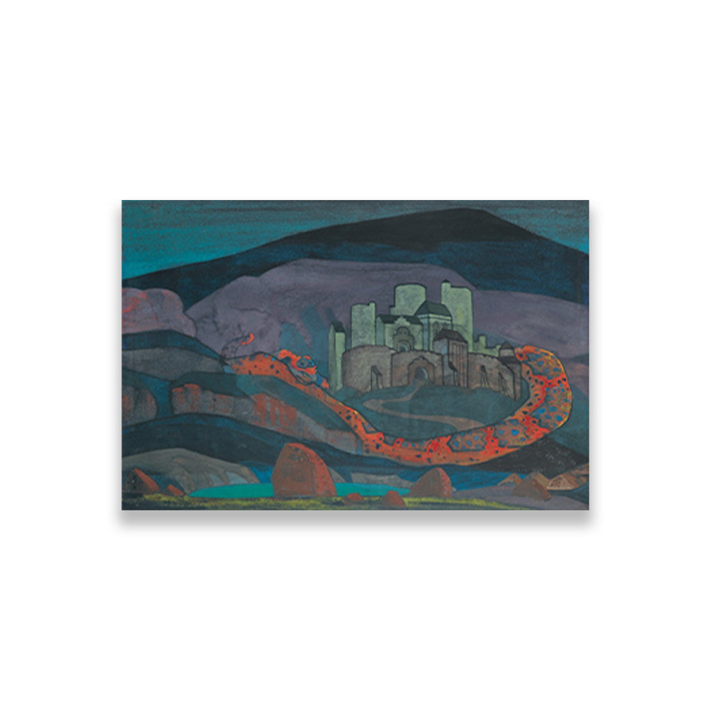 THE DOOMED CITY Painting - Meri Deewar 3 : 2 Horizontal Premium Wall Art Canvas by MeriDeewar