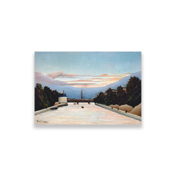 The Eiffel Tower famous painting - Meri Deewar 3 : 2 Horizontal Premium Wall Art Canvas by MeriDeewar