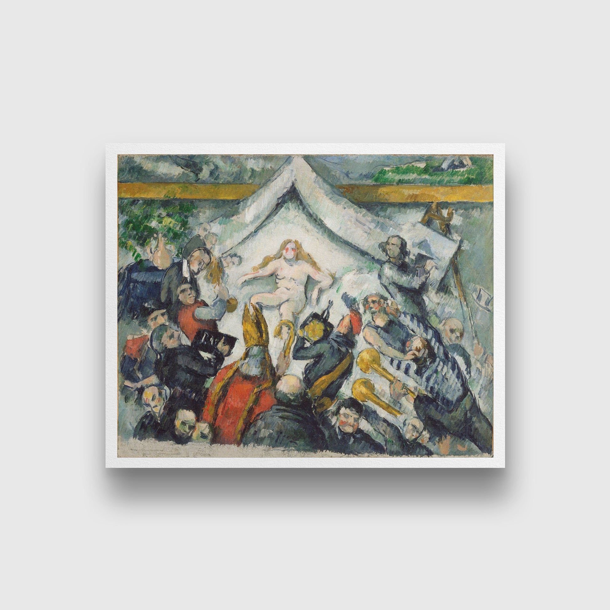 The Eternal Feminine Painting - Meri Deewar 4 :5 Vertical Premium Wall Art Canvas by MeriDeewar