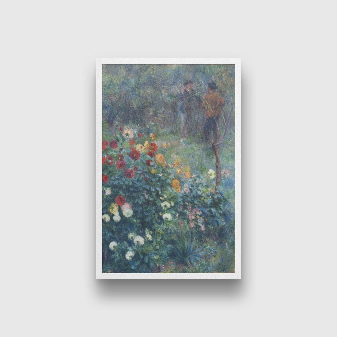 The Garden in the Rue Cortot Painting - Meri Deewar 2 : 3 Vertical Premium Wall Art Canvas by MeriDeewar