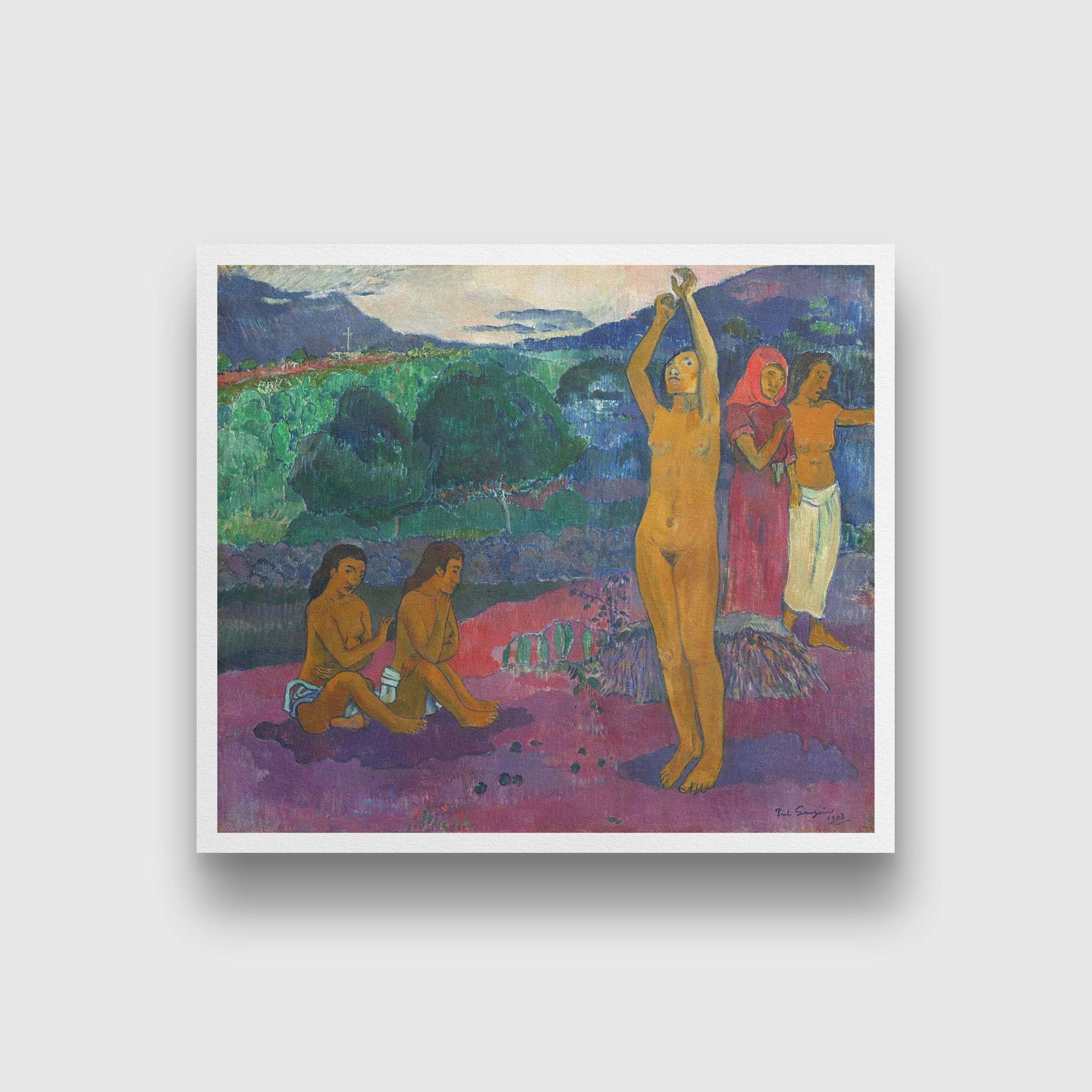 The Invocation Painting - Meri Deewar 1 : 1 Square Premium Wall Art Canvas by MeriDeewar