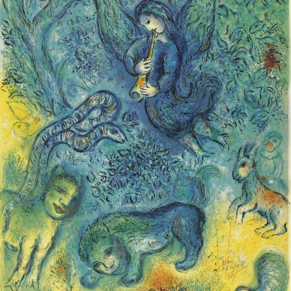 The Magic Flute Painting - Meri Deewar 2 : 3 Vertical Premium Wall Art Canvas by MeriDeewar