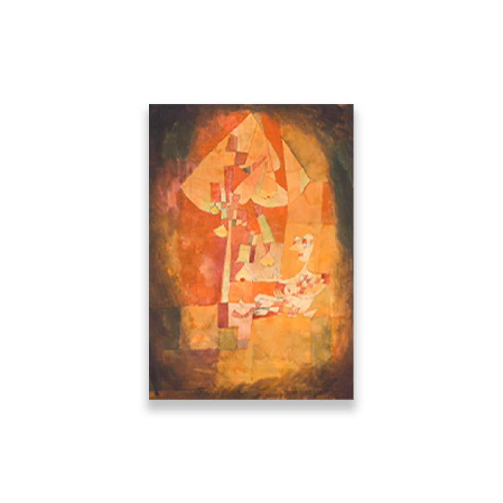 The Man Under the Pear Tree painting - Meri Deewar 3 : 4.2 Vertical Premium Wall Art Canvas by MeriDeewar