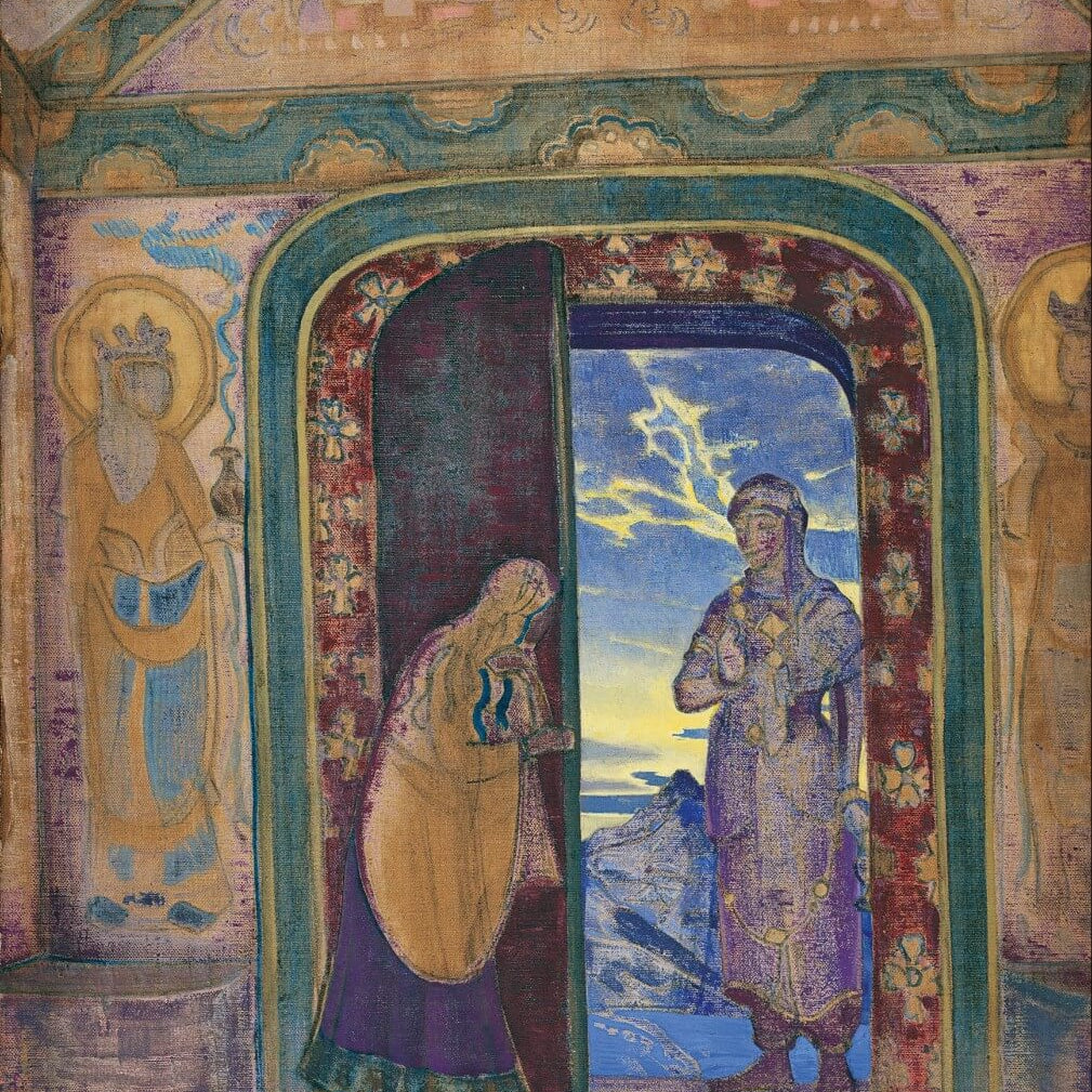 The Messanger Painting - Meri Deewar 4 X 5.5 Vertical Premium Wall Art Canvas by MeriDeewar