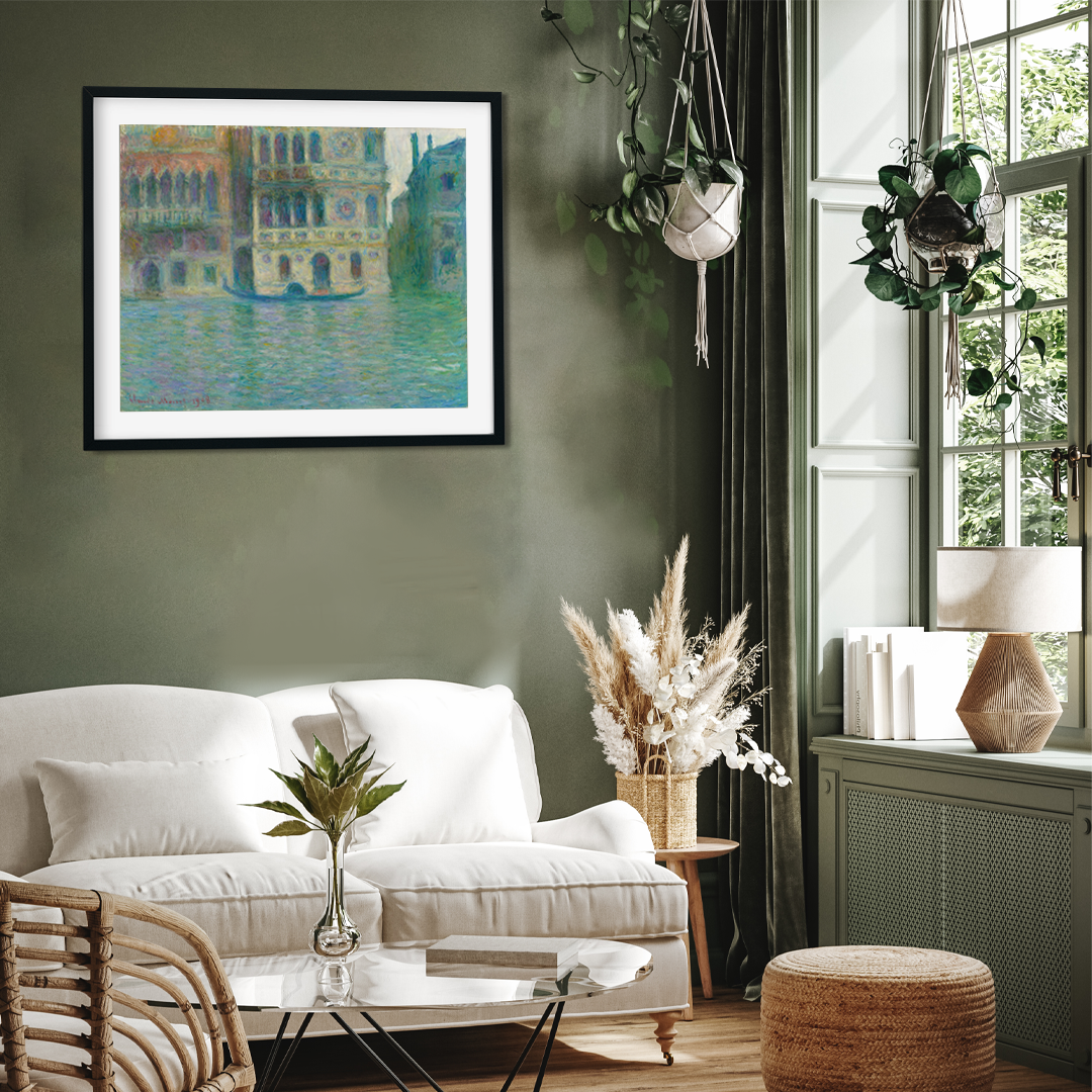 The Palazzo Dario Painting 5 : 4 Horizontal Premium Wall Art Canvas by MeriDeewar