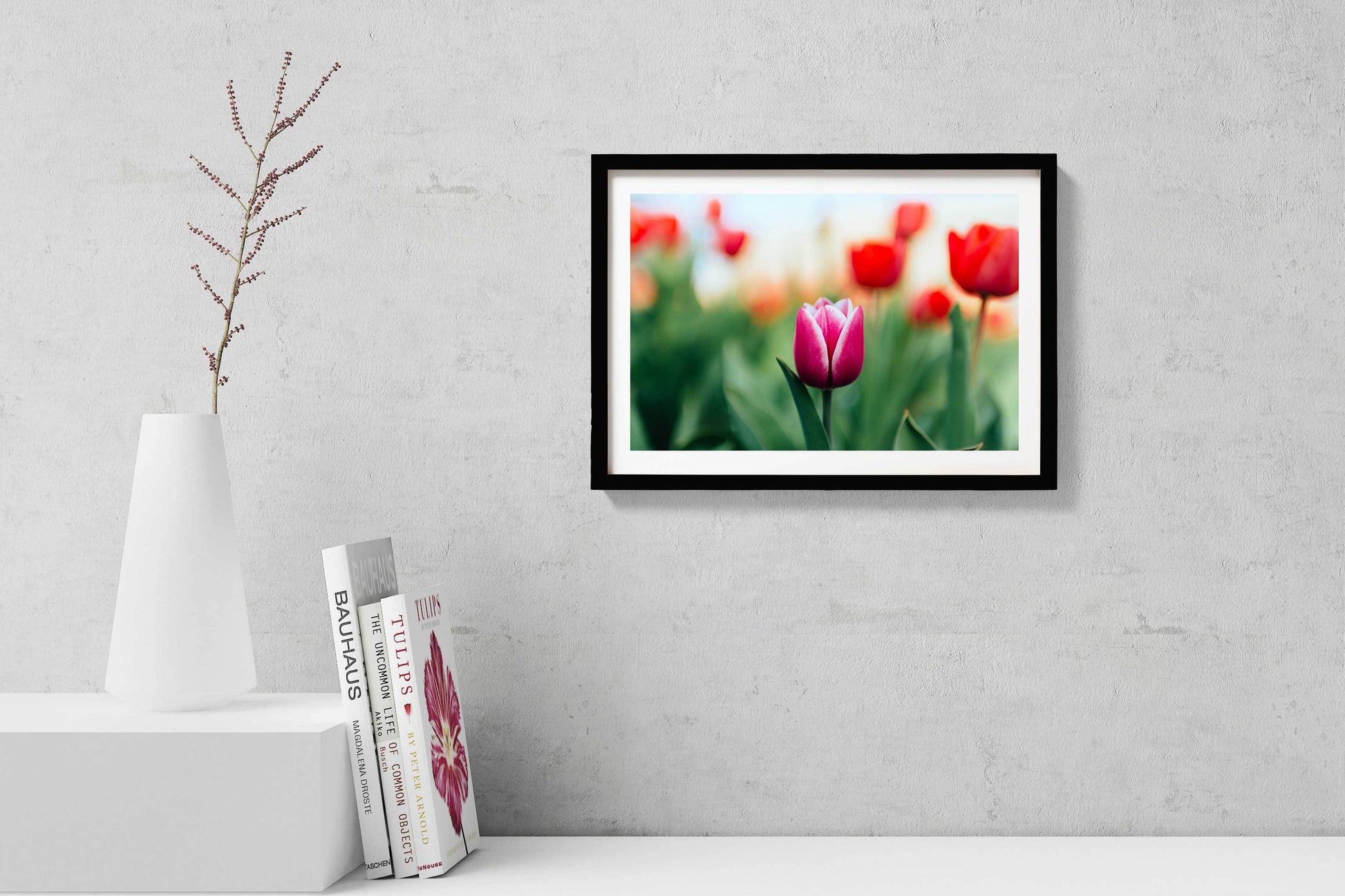 The Pink Lily Painting - Meri Deewar 3 : 2 Horizontal Premium Wall Art Canvas by MeriDeewar