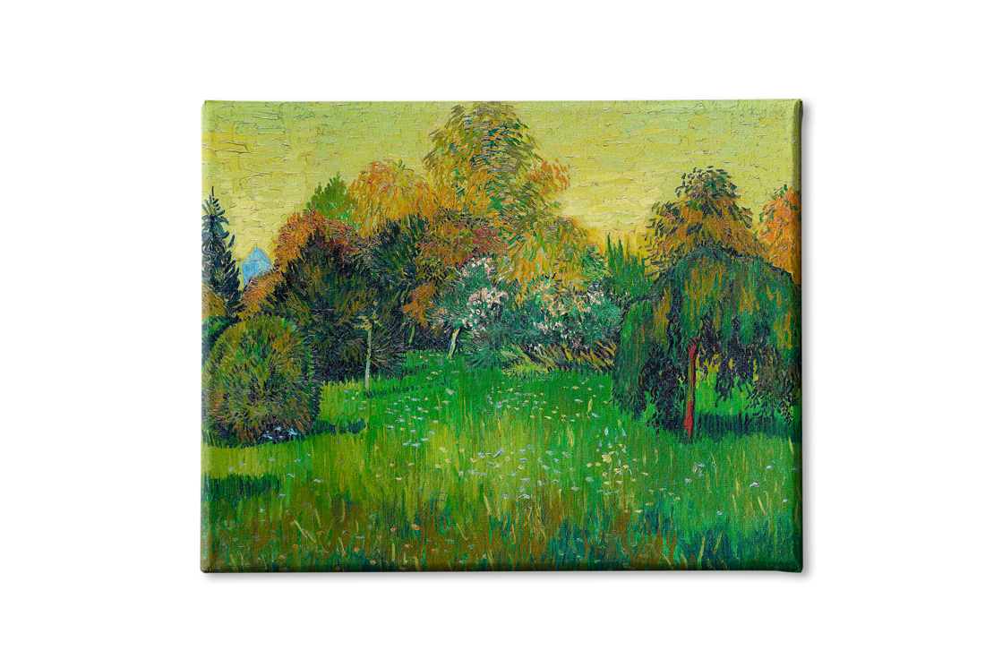 The Poet's Garden Painting By Van Gogh Painting - Meri Deewar 4 :5 Vertical Premium Wall Art Canvas by MeriDeewar