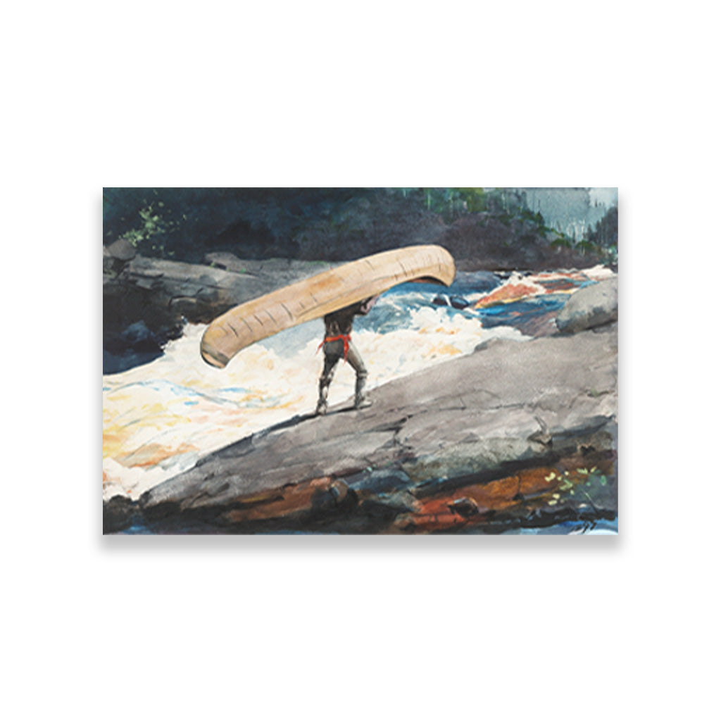 The Portage painting - Meri Deewar 3 : 2 Horizontal Premium Wall Art Canvas by MeriDeewar