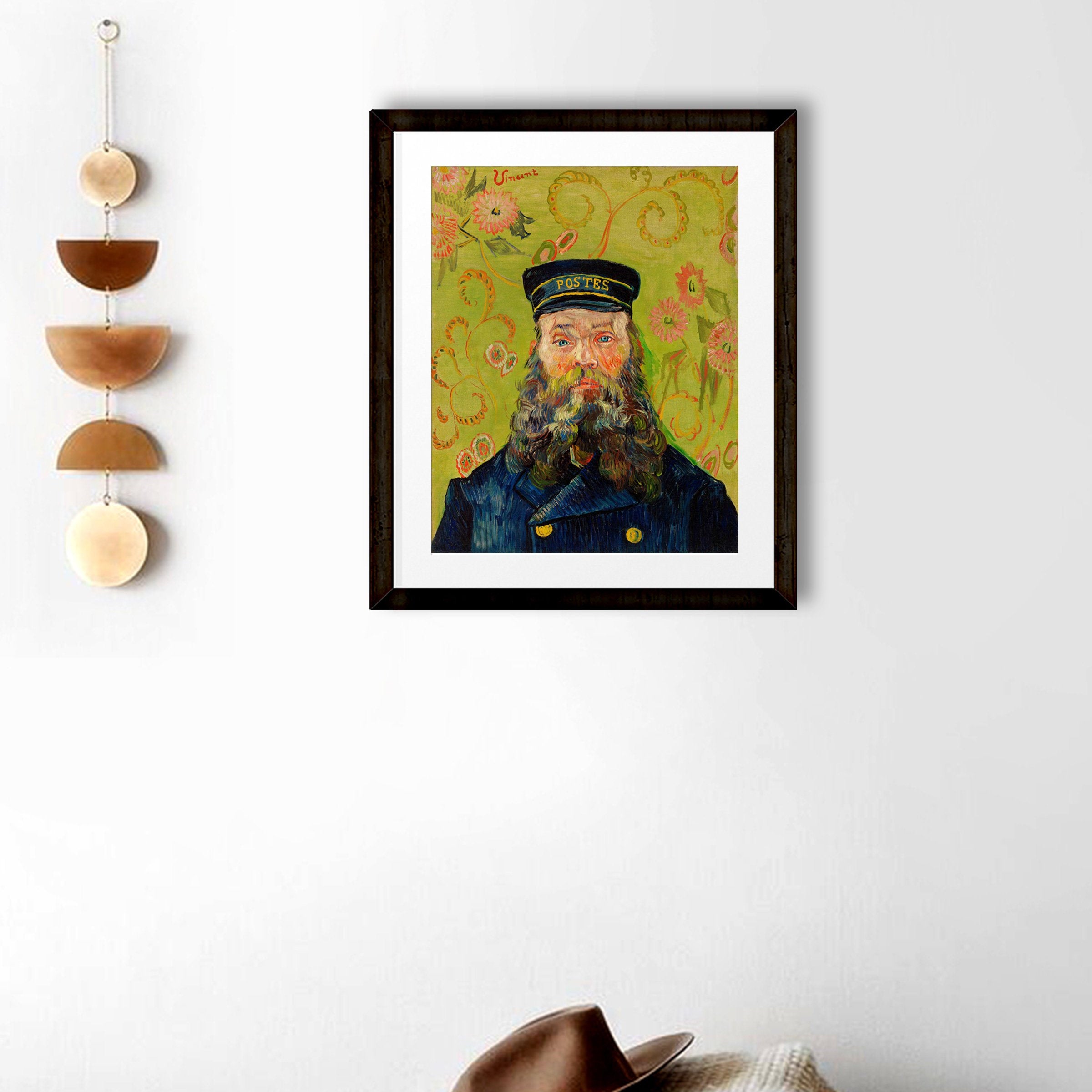 The Postman Painting By Van Gogh - Meri Deewar 4 :5 Vertical Premium Wall Art Canvas by MeriDeewar