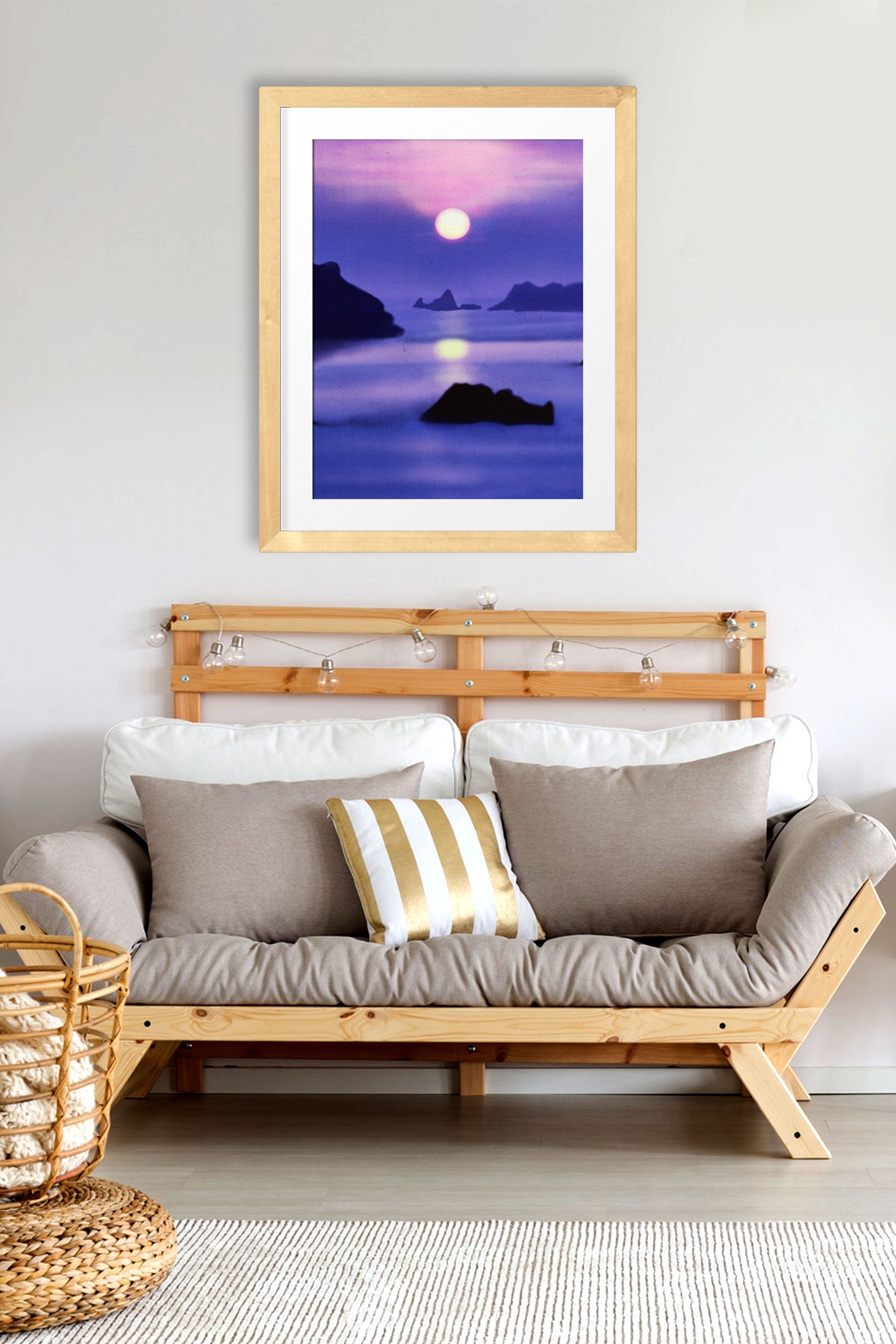 The Rise Painting - Meri Deewar 2 : 3 Vertical Premium Wall Art Canvas by MeriDeewar