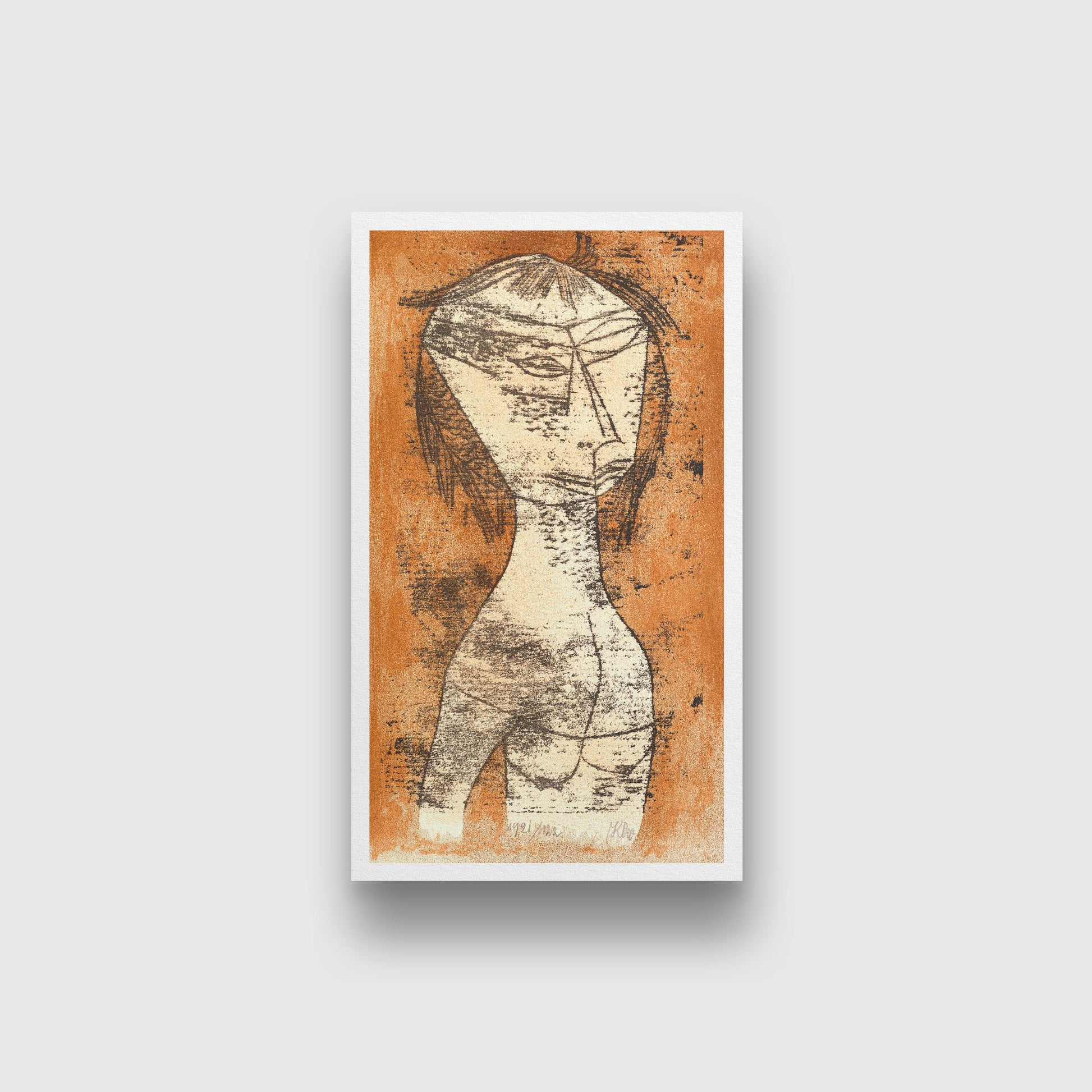 The Saint of the Inner Light painting - Meri Deewar 1 : 2 Vertical Premium Wall Art Canvas by MeriDeewar