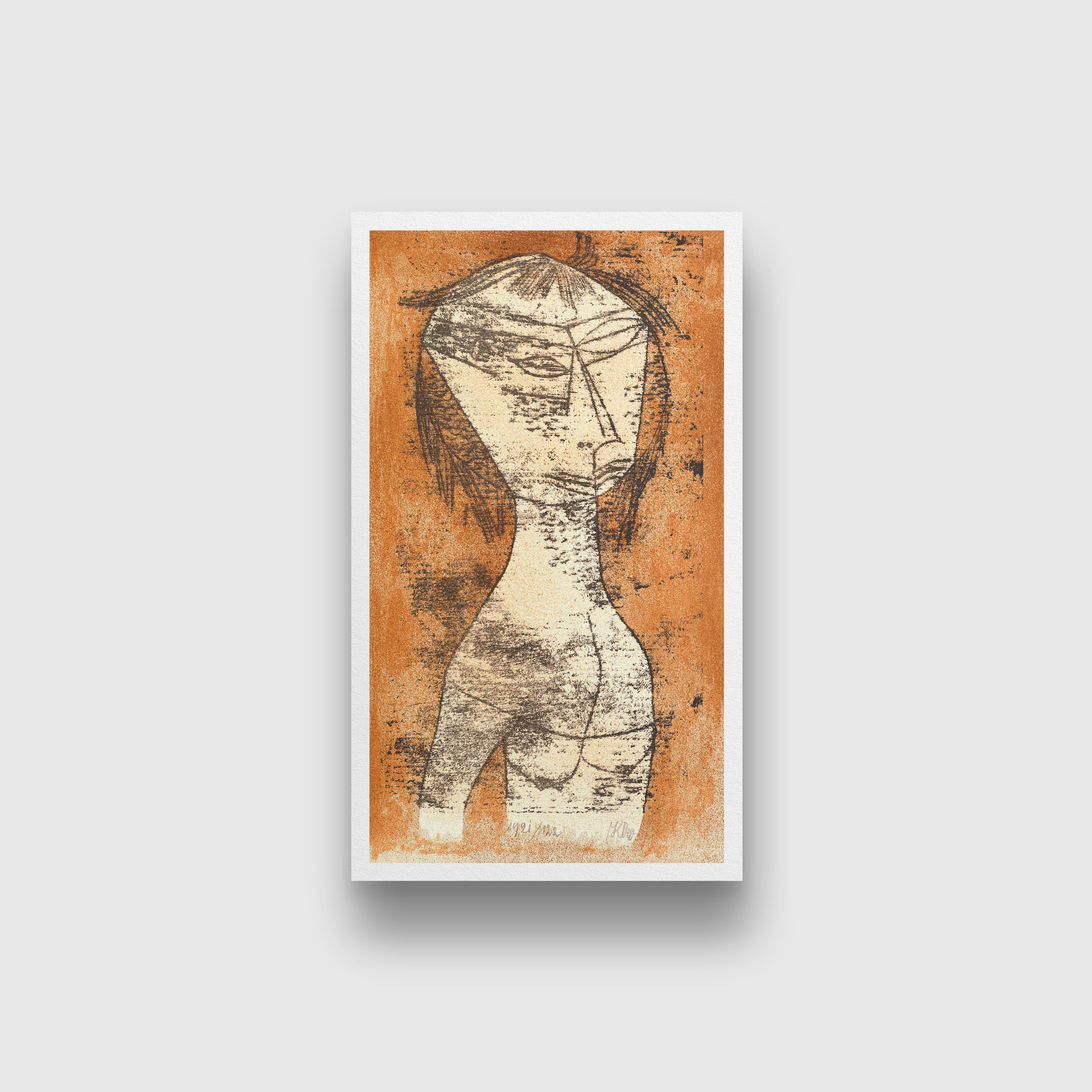 The Saint of the Inner Light painting - Meri Deewar 1 : 2 Vertical Premium Wall Art Canvas by MeriDeewar