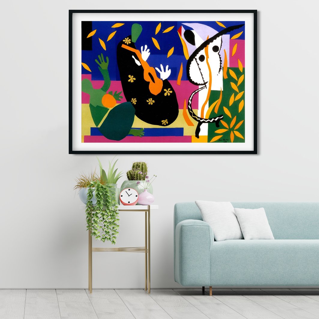 The Sorrows of the King Painting - Meri Deewar 4 : 3 Horizontal Premium Wall Art Canvas by MeriDeewar