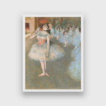 The Star Dancer on Stage Painting 3 : 4 Vertical Premium Wall Art Canvas by MeriDeewar