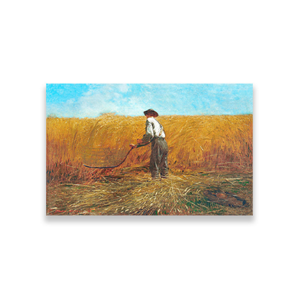 The Veteran in a New Field panting - Meri Deewar 3 : 2 Horizontal Premium Wall Art Canvas by MeriDeewar