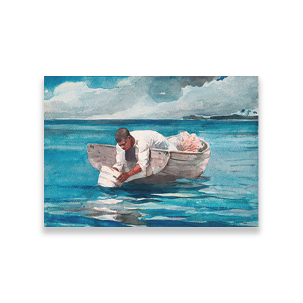 The Water Fan painting - Meri Deewar 3 : 2 Horizontal Premium Wall Art Canvas by MeriDeewar