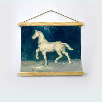 The White Beauty By Van Gogh Hanging Canvas Painting - Meri Deewar Hanging Canvas Premium Wall Art Canvas by MeriDeewar