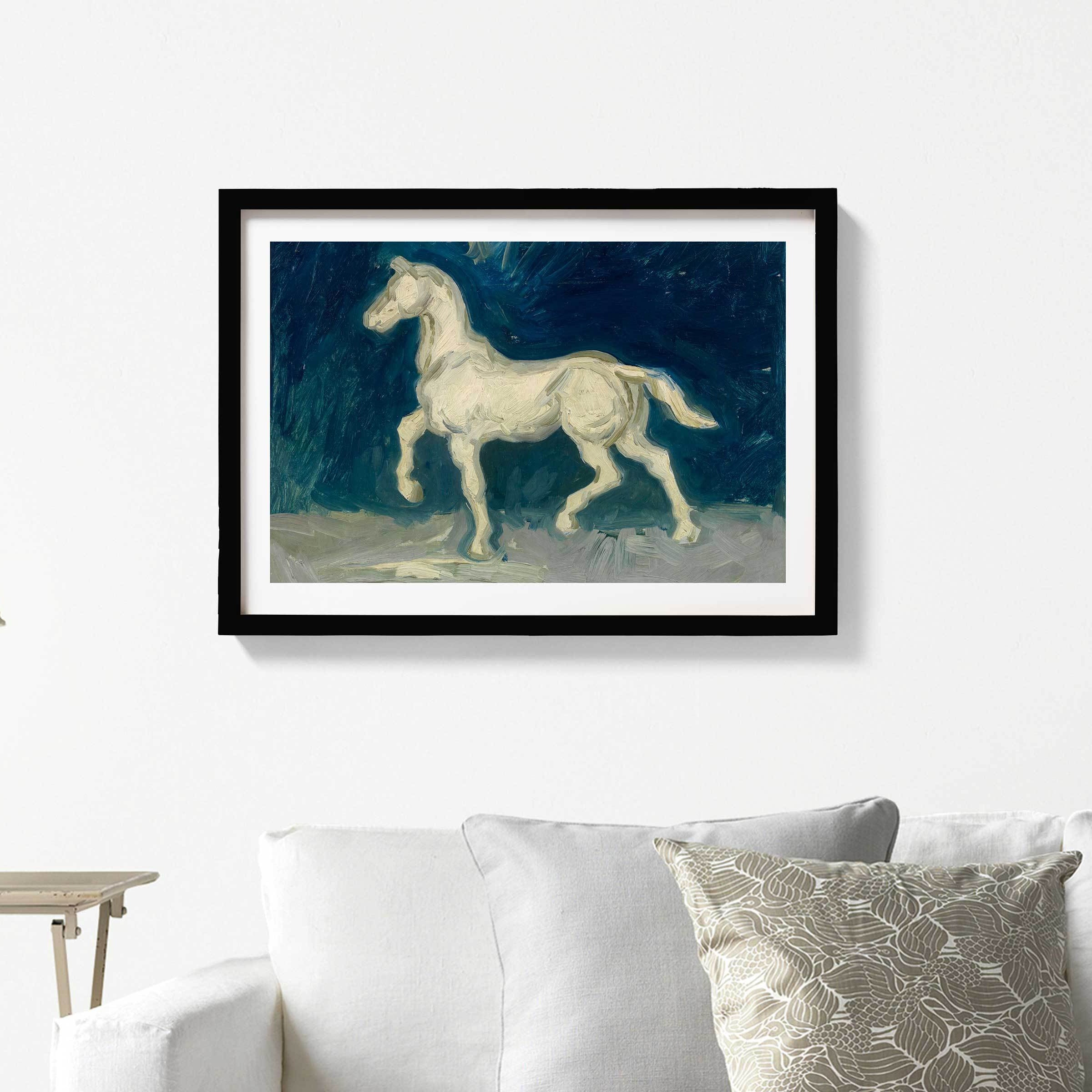 The white beauty by Van Gogh Painting - Meri Deewar 4 : 3 Horizontal Premium Wall Art Canvas by MeriDeewar