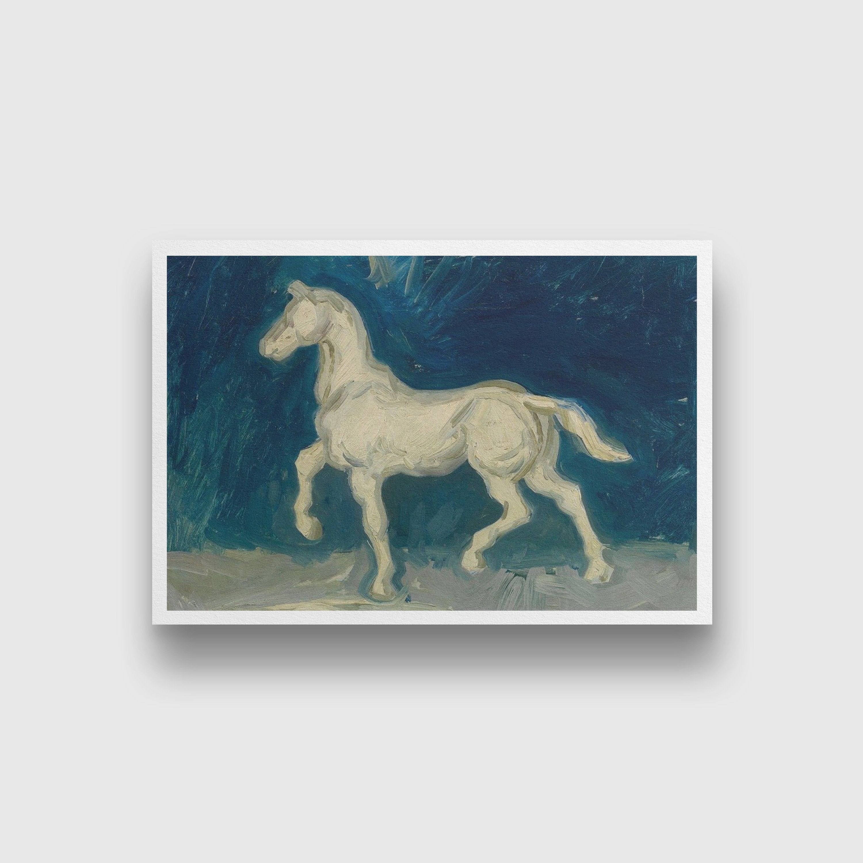 The white beauty by Van Gogh Painting - Meri Deewar 4 : 3 Horizontal Premium Wall Art Canvas by MeriDeewar