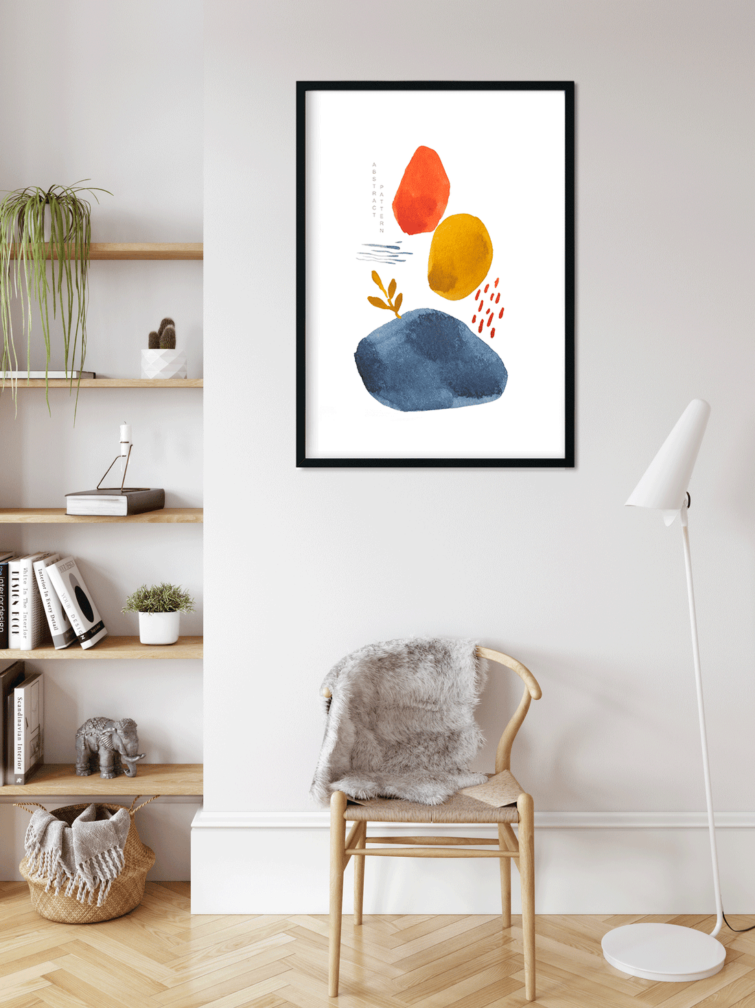 Throne watercolor elements - Painting 3 : 4.2 Vertical Premium Wall Art Canvas by MeriDeewar