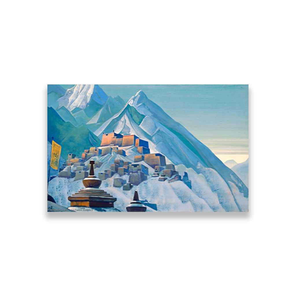 Tibet himalayas Painting - Meri Deewar 3 : 2 Horizontal Premium Wall Art Canvas by MeriDeewar