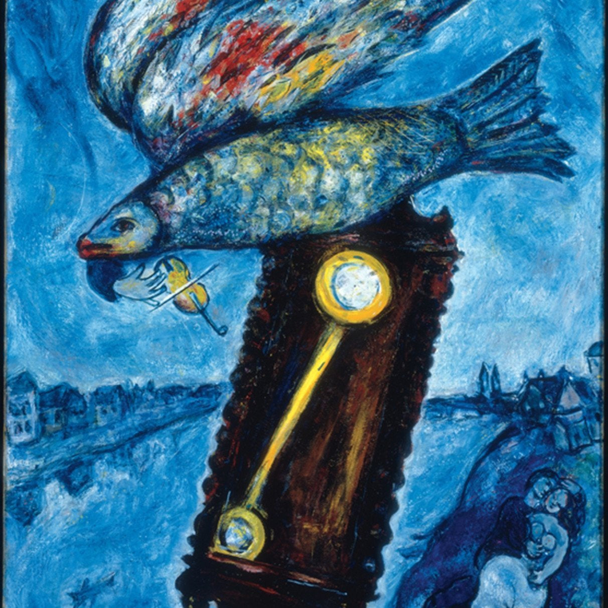 Time Is a River without Banks Painting - Meri Deewar 4 :5 Vertical Premium Wall Art Canvas by MeriDeewar