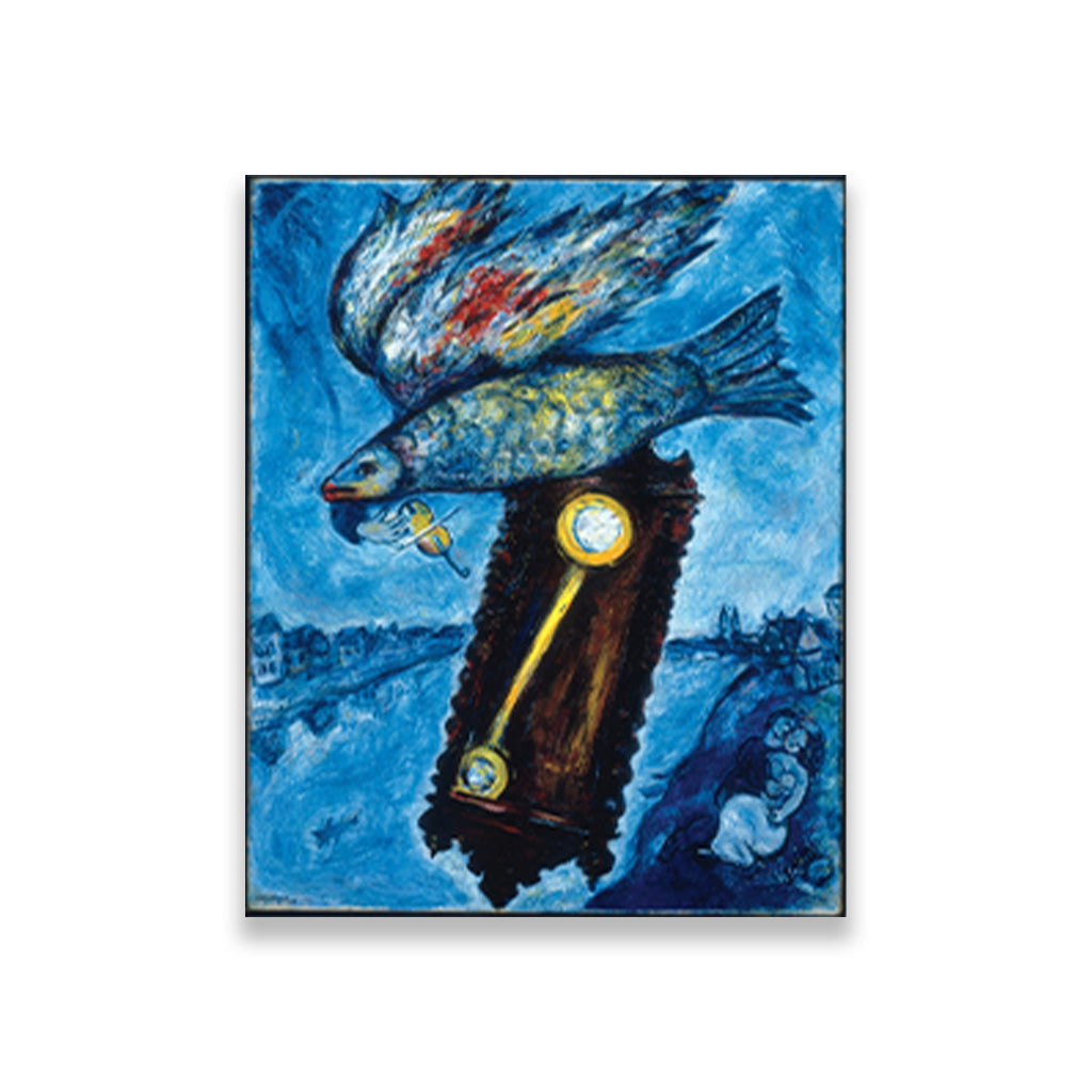 Time Is a River without Banks Painting - Meri Deewar 4 :5 Vertical Premium Wall Art Canvas by MeriDeewar