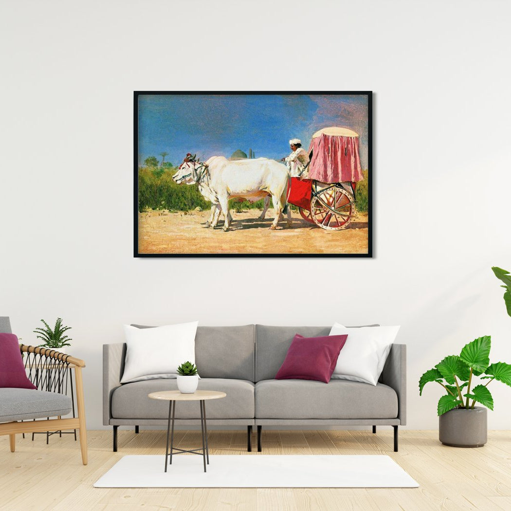 vehicle in delhi 1875 Painting - Meri Deewar 4 : 3 Horizontal Premium Wall Art Canvas by MeriDeewar