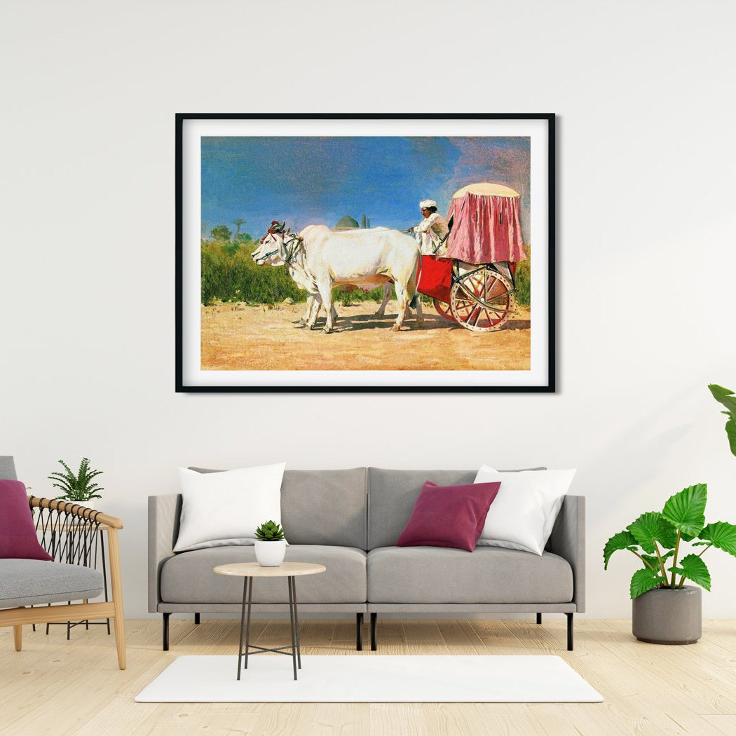 vehicle in delhi 1875 Painting - Meri Deewar 4 : 3 Horizontal Premium Wall Art Canvas by MeriDeewar