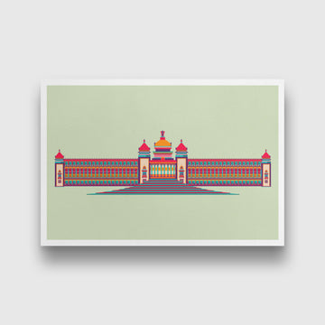 Vidhan Sabha painting 3 : 2 Horizontal Premium Wall Art Canvas by MeriDeewar