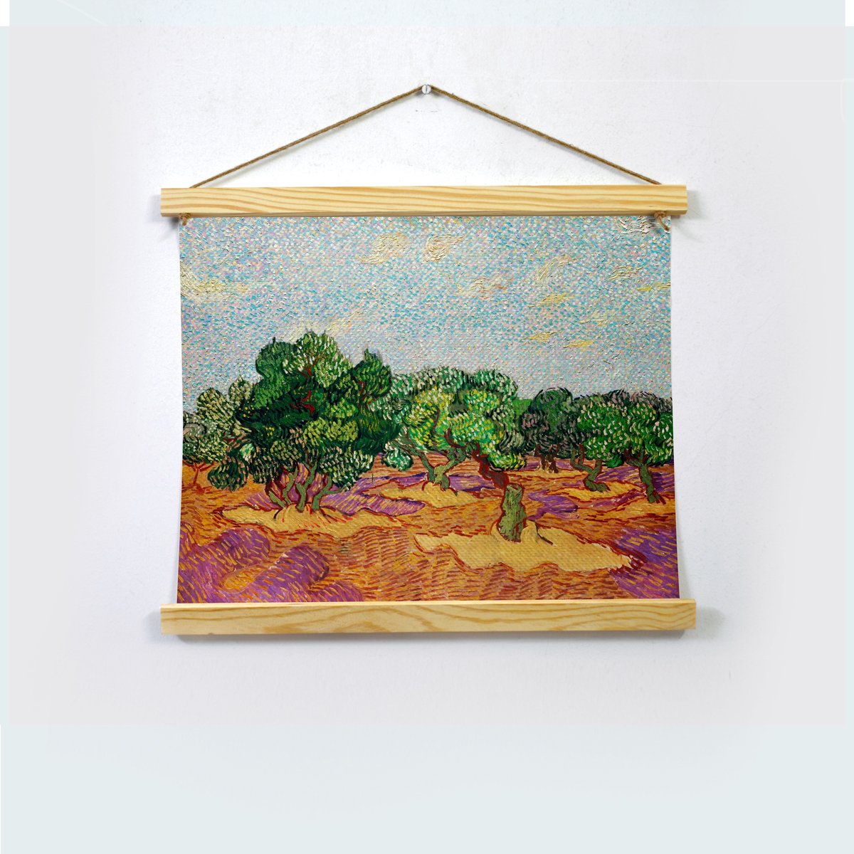 VINCENT Painting By Van Gogh Hanging Canvas - Meri Deewar Hanging Canvas Premium Wall Art Canvas by MeriDeewar